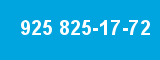 925 825-17-72 925 825-17-72